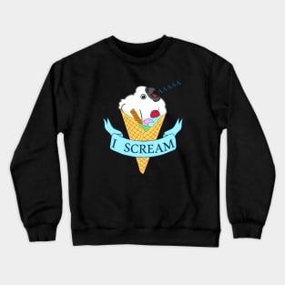 Ice Cream I Scream Baby Cockatoo Crewneck Sweatshirt